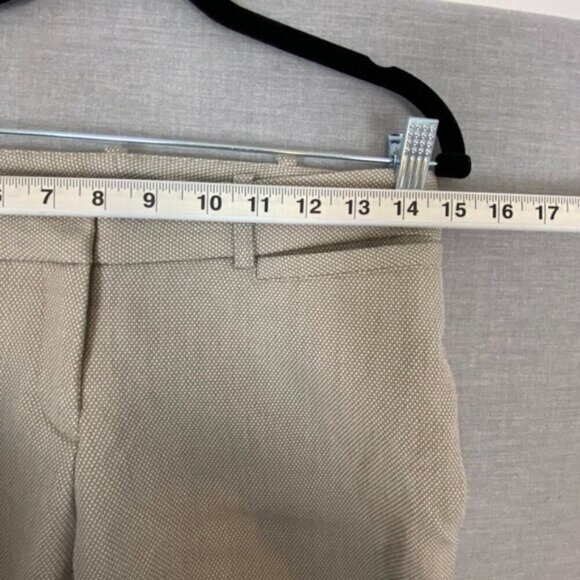 Worthington Petite Curvy Fit Trousers Sz 2P Boot Cut Beige - Picture 9 of 12